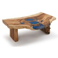 Great Lakes Live Edge Golden Walnut Slab Coffee Table