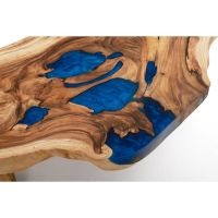 Great Lakes Live Edge Golden Walnut Slab Coffee Table