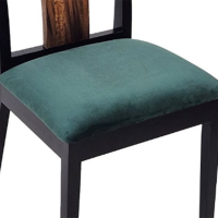 Green Velvet Seat Cushion