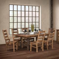 Reclamation Grove Barn Wood Dining Collection - Clear Finish