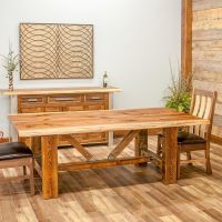 Golden Harvest Reclaimed Barn Wood Dining Table