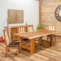 Golden Harvest Reclaimed Barn Wood Dining Table