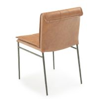 Hawthorne Leather Chair - Saddle Brown Leather