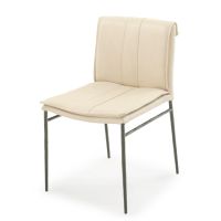 Hawthorne Leather Chair - Natural Beige Leather