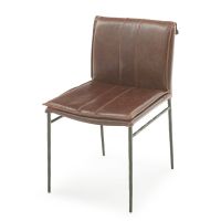 Hawthorne Leather Chair - Burnt Umber Cypress Leather