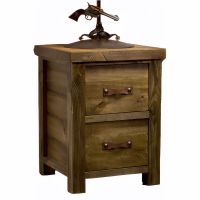 Heartland Barnwood 2 Drawer Nightstand