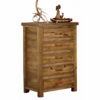 Heartland Weathered Wood 5 Drawer Chest
