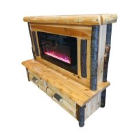 Hidden Lake Hickory Fireplace