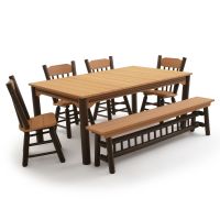 Hickory Haven Poly Outdoor Dining Set