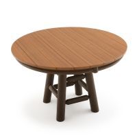 Hickory Haven Poly Outdoor Round Dining Table