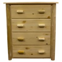 Hidden Lake 4 Drawer Large Log Chest