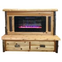 Hidden Lake Hickory Fireplace