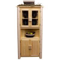Hidden Lake Log Corner Cabinet