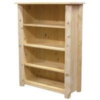 Hidden Lake Rustic Cedar Bookcase
