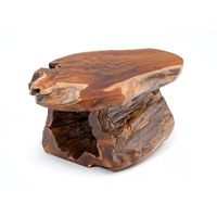 Rustic Hollow Log Coffee Table