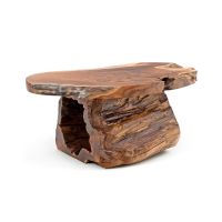 Rustic Hollow Log Coffee Table