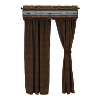 Hudson Earth Drape Panel & Valance Set