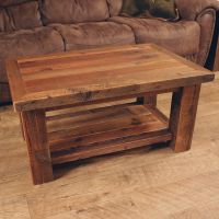 Timber Frame Barnwood Coffee Table