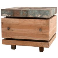 Industrial Chic End Table