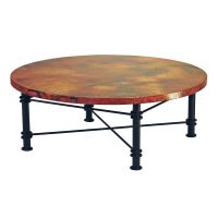Jessica Hammered Copper Coffee Table - 36" Round