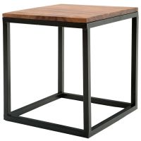 Julia Natural Wood Contemporary End Table