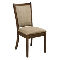 Kalispel Modern Upholstered Dining Side Chair - Mink Fabric Upholstery
