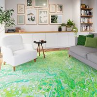 Kikiamo Series V Rug - Lime
