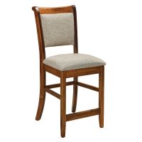 Kimberly Modern Upholstered Bar Stool - Stationary