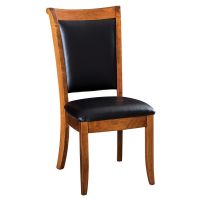 Kimberly Modern Upholstered Dining Side Chair - Vintage Antique Finish