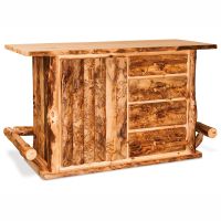 Rustic Aspen Highlands Log Bar