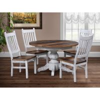 Kowan Chic Reclaimed Dining Collection - Glazed White Base Finish