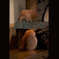 Bear Shade with Turquoise Inlay Base