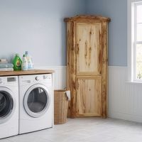Cabinet: Some lifestyle images are created with AI for visualization purposes. Crafted from natural solid wood, each piece is unique and will vary.