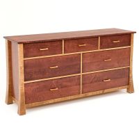 Leelanau Craftsman Natural Wood Dresser