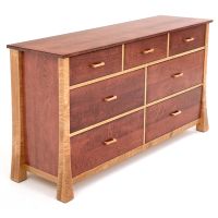 Leelanau Craftsman Natural Wood Dresser