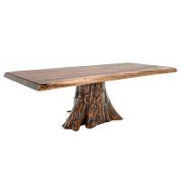 Live Edge Walnut & Cedar Stump Coffee Table