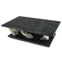 Lodge Coffee Table - Ebony Graphite
