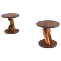 Lodge End Table - Natural Clear