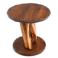 Lodge End Table - Natural Clear