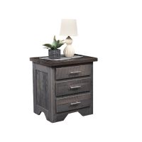 London Fog Modern Barn Wood Nightstand