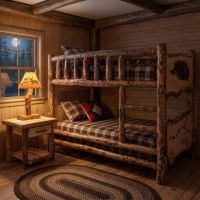 Rustic Lamp: Some lifestyle images are created with AI for visualization purposes. Crafted from natural solid wood, each piece is unique and will vary.