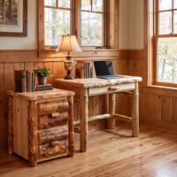 Rustic Cabinet: Some lifestyle images are created with AI for visualization purposes. Crafted from natural solid wood, each piece is unique and will vary.