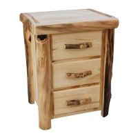 Flat Front-24inch-Natural Panel-Natural Log