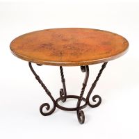 Margarita Hammered Copper Dining Table
