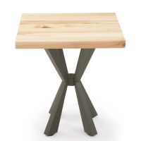 Matrix Natural Wood End Table - Maple