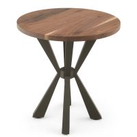 Matrix Natural Wood End Table - Black Walnut
