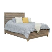 Midland Modern Rustic Barn Wood Bed - Ol' Yeller Finish