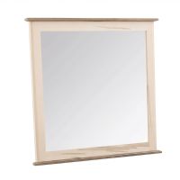 Rustic Red Oak & Ambrosia Maple Dresser Mirror