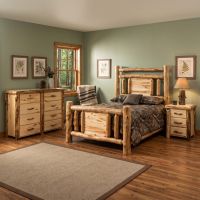 Aspen Bed: Some lifestyle images are created with AI for visualization purposes. Crafted from natural solid wood, each piece is unique and will vary.