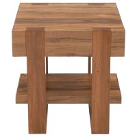 Modern Elegant End Table shown in Golden Walnut